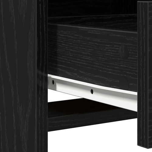  Toaletni stol 2 pcs Crna 50 x 41 x 135 cm Konstruirano drvo Slike