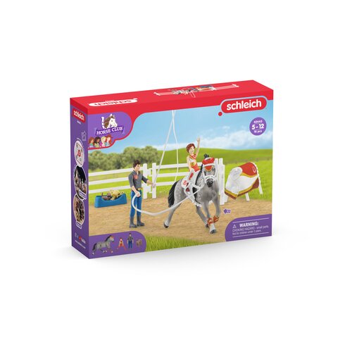 Schleich 42443 - Horse Club - Mijin komplet za voltižiranje Slike
