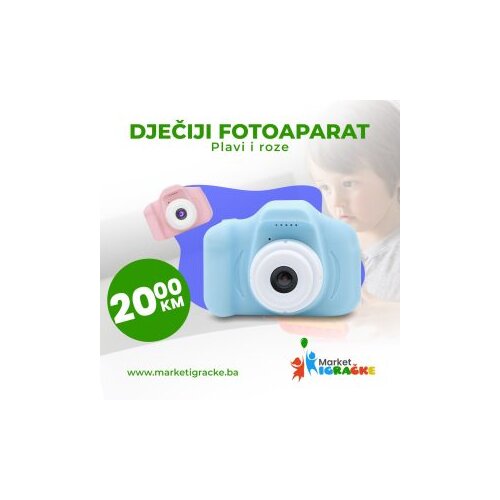  Dječiji fotoaparat-plavi i roze Slike