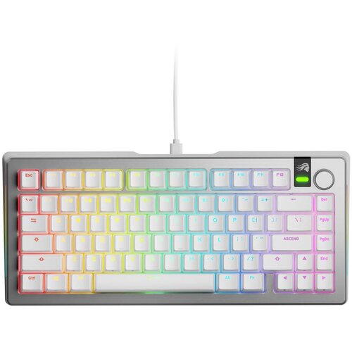 Glorious tastatura GMMK 3 PRO 75% Pre-Built ANSI - Modularna Silver Cene