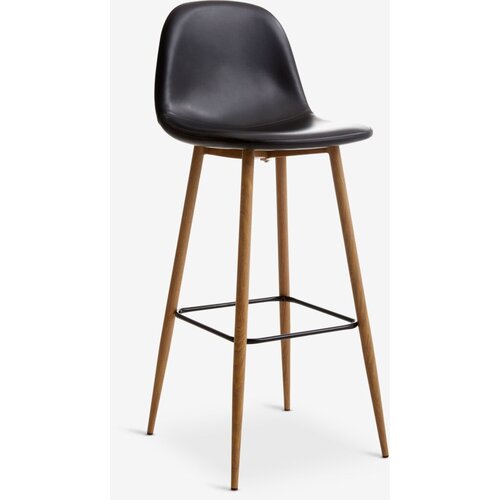 Linnea VELORA Barska stolica crna/n.oak Cene