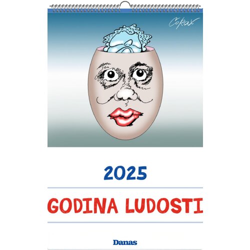  Zidni kalendar Corax: Godina ludosti 2025. Slike