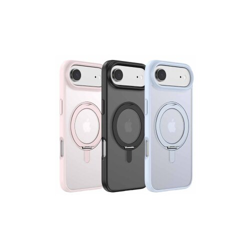 DEVIA Futrola Hard Case Eleguard Magnetic 360 Rotating Za Iphone 17 Air Black Cene