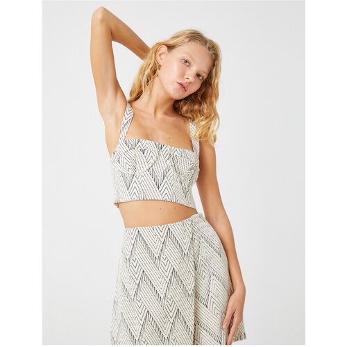 Koton Crop Bustier With Cups, Thick Straps Slike