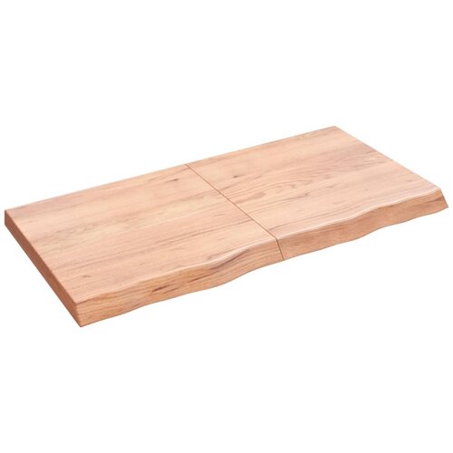 vidaXL Zidna polica svjetlosmeđa 120x60x6 cm od obrađene hrastovine Cijene