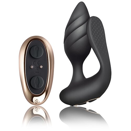 Rocks-Off Vibrator za pare - Cocktail, črn Cene