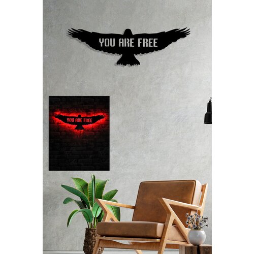 Wallity zidna led dekoracija eagle , 50 x 70 cm, 25.2 w, crvena, 3 komada Cene