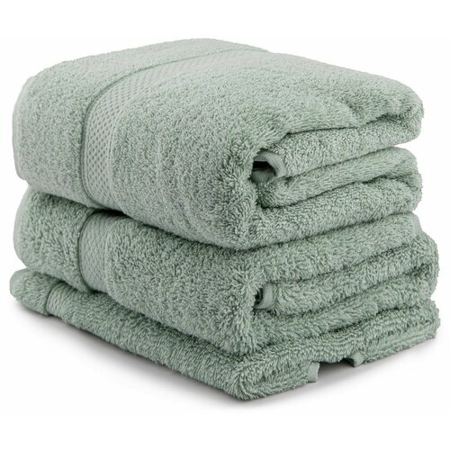 colorful - grass green green towel set (3 pieces) Slike
