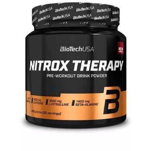 BioTech USA Pre-workout Nitrox Therapy, Brusnica, 340g Slike