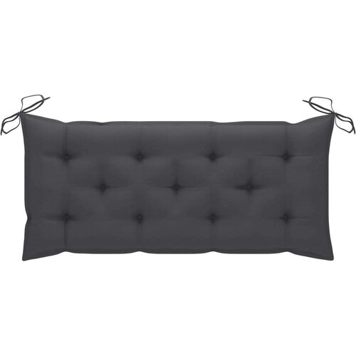  Klupa s jastukom 120 cm od masivnog bagremovog drva Slike