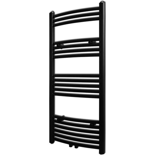  Crni kupaonski radijator za centralno grijanje zaobljeni 500 x 1160 mm Cijene