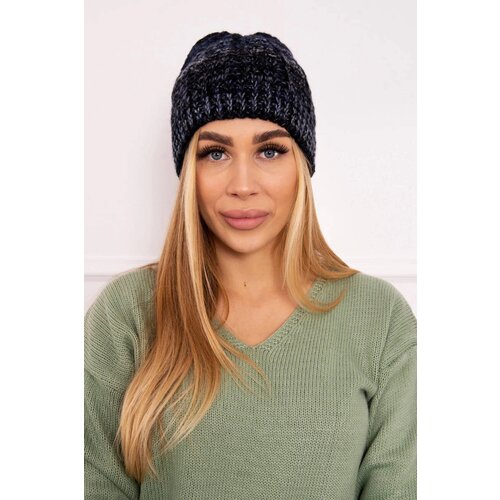 Kesi marka niezdefiniowana Cap with fleece Melisa K241 black+navy blue Slike