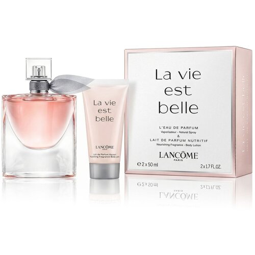 Lanc&amp;ocirc;me la Vie Est Belle darovni set parfemska voda 50 ml + losion za tijelo 50 ml za žene Slike