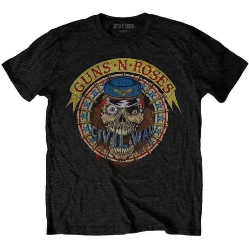 Guns N' Roses Majica Skull Circle Unisex Black XL