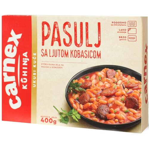 Carnex Pasulj sa ljutom kobasicom, 400 g Slike