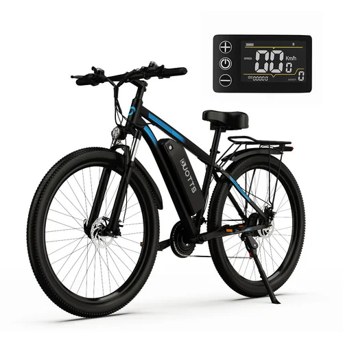 Duotts električno kolo C29 750 w brezkrtačni motor ebike 29*2.1 napihljive pnevmatike z 21-stopenjskim menjalnikom shimano 15AH baterija za 50-60 km, (21738622)