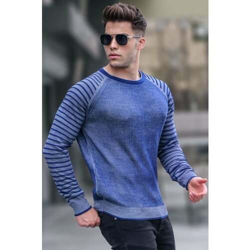 Madmext Sweater - Dark blue - Regular fit Slike