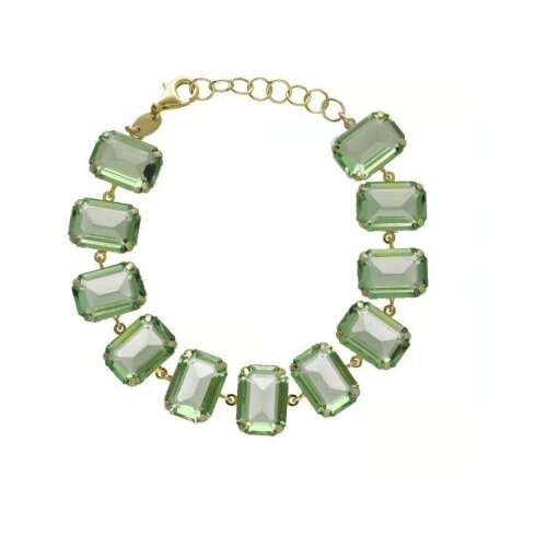 Victoria Cruz helena peridot gold narukvica sa swarovski kristalima ( a4332-14dp ) Cene