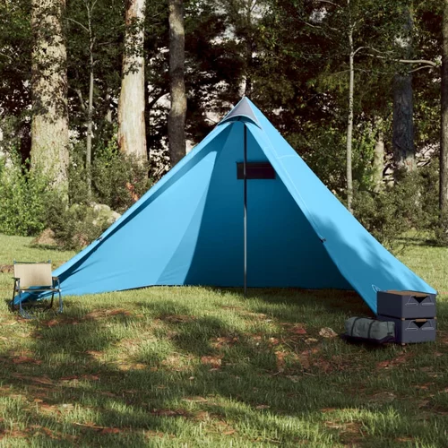 vidaXL Obiteljski šator tipi za 7 osoba plavi vodootporni