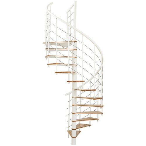 Minka spiralne stepenice - fusion bela bukva 160 cm Cene