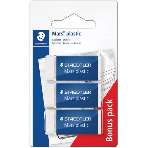 Gumica MARS PLASTIC MINI PK3 STAEDTLER 52653ABK3D - 2 PLUS 1 GRATIS Cijene