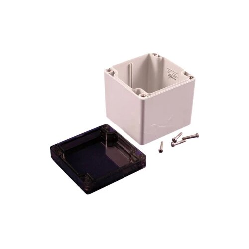 Hammond Electronics Univerzalno kući&amp;scaron;te 90 x 90 x 90 Polikarbonat Siva 1554EE2GYSL 1 ST Slike