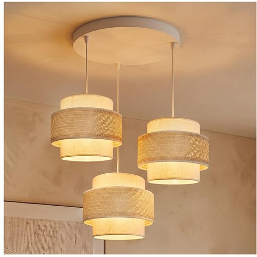 Brilagi viseći luster na sajli SPACE 3xE27/60W/230V prečnik 40 cm bež/krem Cene
