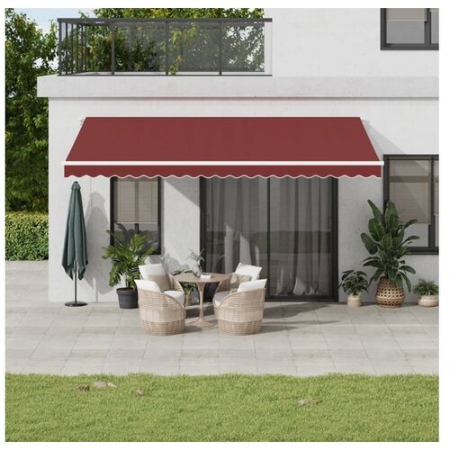 vidaXL Tenda na automatsko uvlačenje s LED bordo 500x350 cm Cijene