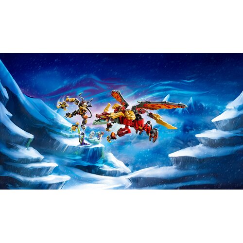 Lego LEGO&amp;reg; NINJAGO&amp;reg; - Wyldfyrejin transformirajući mehanički zmaj (71868) Slike