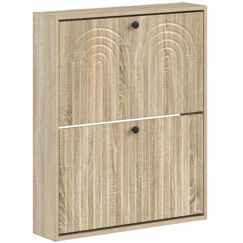  Ormar za cipele na zidu ALKMAAR 71 x 17 x 86 cm Hrast sonoma - Hrast sonoma Slike