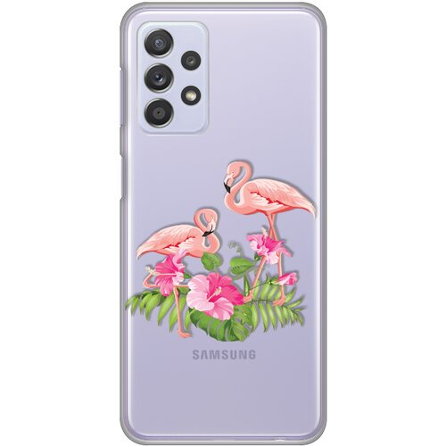 maska silikonska print skin za samsung A336B galaxy A33 5G flamingo Slike