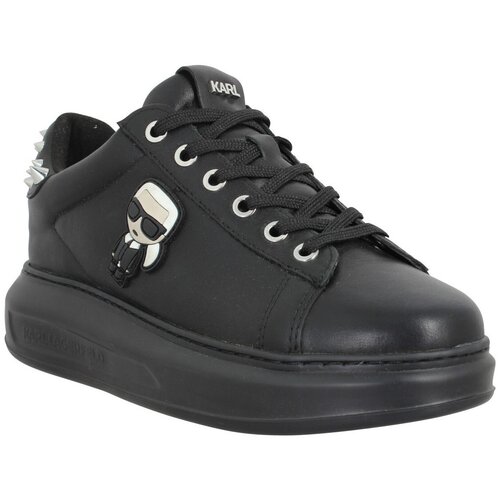Karl Lagerfeld Modne superge Kapri Ikonic Stud Cuir Femme Noir Črna Slike