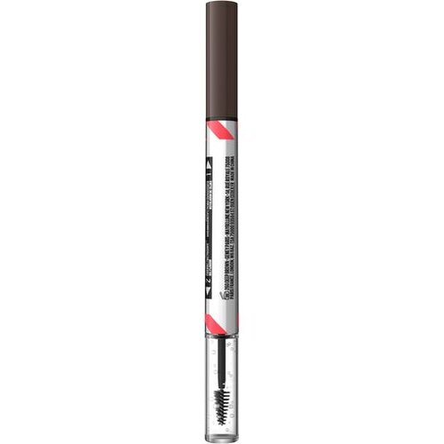 Maybelline New York Olovka za obrve i gel za fiksiranje Build-A-Brow 2u1 260 Deep brown Slike