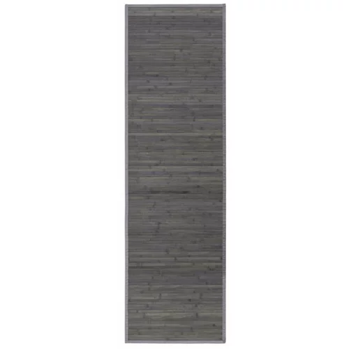 Casa Selección Sivi tepih od bambusa staza 60x200 cm –