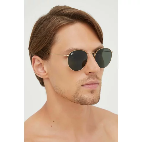 Ray-ban Sunčane naočale za muškarce, boja: zlatna