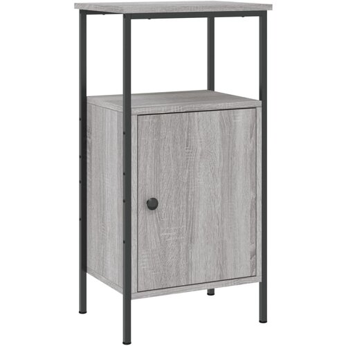 Maison Chic Nočna omarica - Nočna miza siva sonoma 41x31x80 cm inženirski les, (21687472) Slike