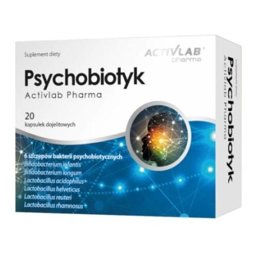 ACTIVLAB Podpora črevesju in psihiki &ndash; Psychobiotyk Pharma (20 kapsul) Cene