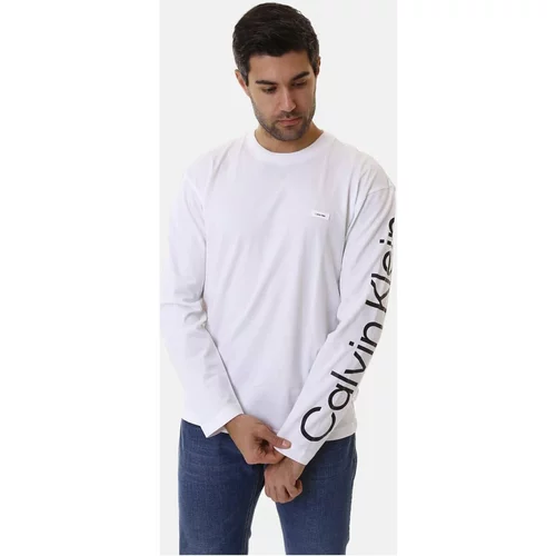 Calvin Klein Jeans Majice z dolgimi rokavi K10K112770 Bela