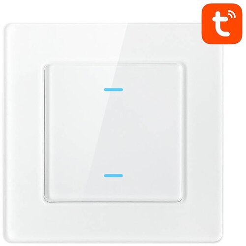 Avatto N-TS10-W2 2 Way TUYA pametni WiFi prekidač za svjetlo bijeli Cijene