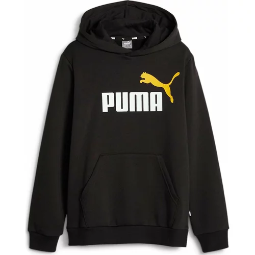 Puma Sweater majica 'ESSENTIALS' žuta / crna / bijela