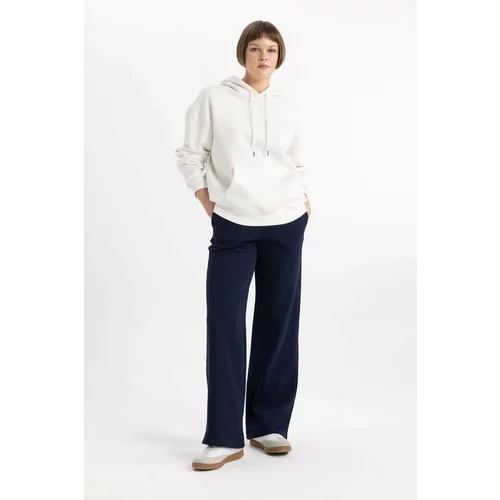 Defacto Straight Fit High Waist Thick Sweatpants
