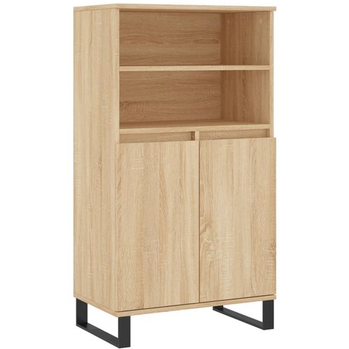Maison Chic Visoka omara - Komoda - Predalnik sonoma hrast 60x36x110 cm inženirski les, (21721666) Cene