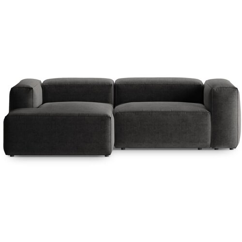 Cosmopolitan Design Tamno siva kutna garnitura (s lijevim kutom/s ležaljkom) Bergano &amp;ndash; Slike