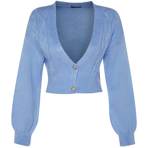 Trendyol Cardigan - Blue - Regular fit Slike