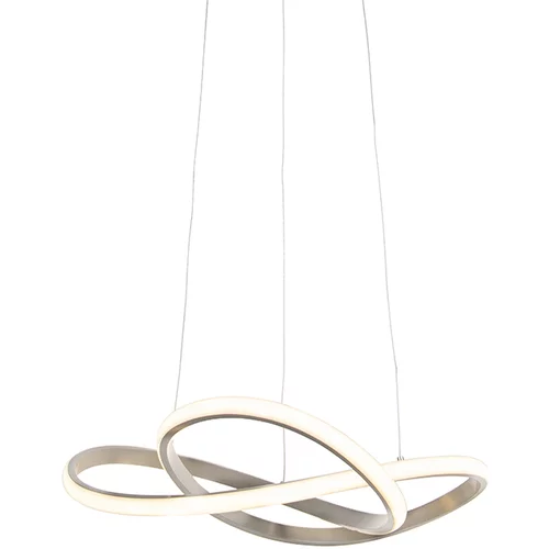 Trio Leuchten Dizajn viseča svetilka iz jekla, vključno s 3-stopenjsko LED zatemnitvijo - Ruta
