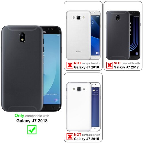  3x Oklepna folija, združljiva z Samsung Galaxy J7 2018 - Za&amp;scaron;čitna folija v visoka prosojnost - 3-pack Kaljeno za&amp;scaron;čitno steklo za zaslone s trdoto 9H in združljivostjo s 3D dotikom, (20548941) Slike