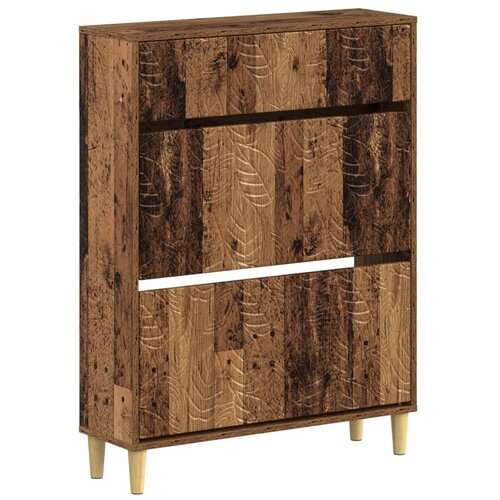  Ormar za cipele DELFT 78 x 24 x 103 cm Konstruirano drvo - Staro drvo Slike