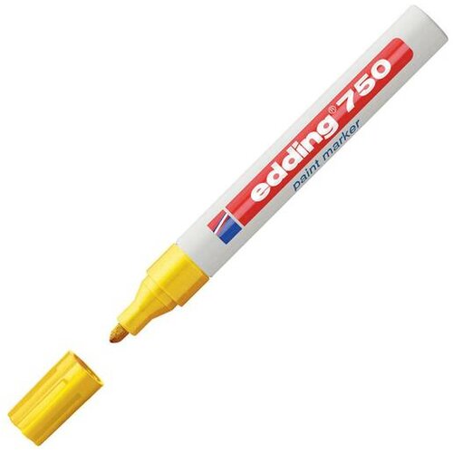 Edding marker z lakom EDE750005 E-750, 2-4 mm, rumen 10 KOS Slike