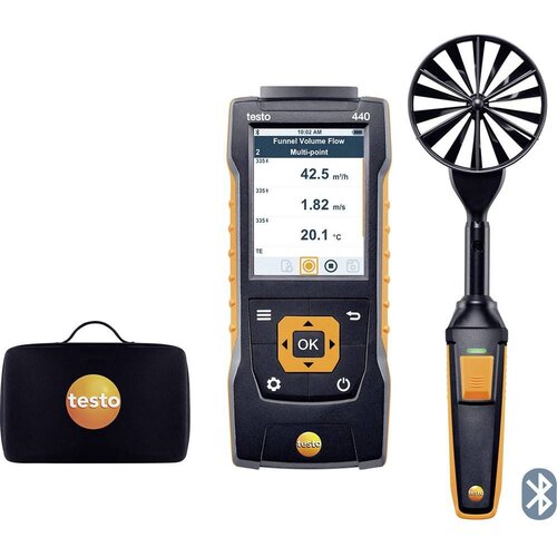 testo Anemometer 440 set 100 mm 0563 4403 kalibrirano prema tvorničkom standardu (sa certifikatom) Cijene