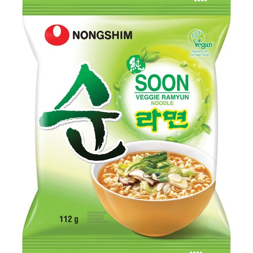 NONGSHIM Instant Noodles - Soon Veggie Ramyun Mild - 112 g Slike